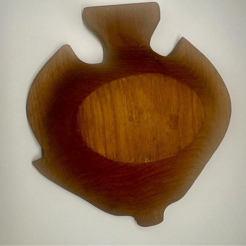 Rare, Vintage teak fruit or wall hanging from the 60’s